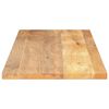 vidaXL Tablero de mesa rectangular madera maciza mango 140x60x2,5 cm