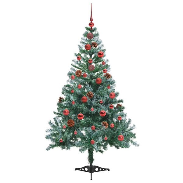 vidaXL &Aacute;rbol de Navidad artificial Verde 150 cm PVC y acero