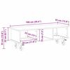 vidaXL Soporte de TV Roble artesanal 100 x 35 x 35 cm