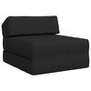vidaXL Sof&aacute; Cama Plegable Negro 60 x 70 x 41 cm Tela