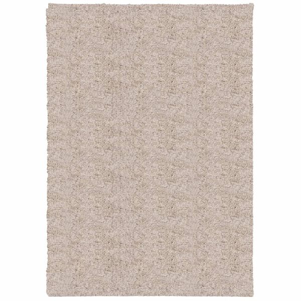 vidaXL Alfombra peluda de pelo largo moderna PAMPLONA beige 160x230 cm