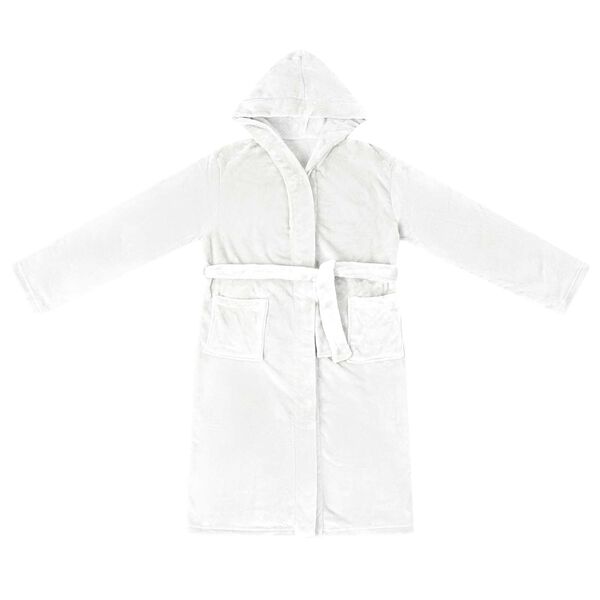 vidaXL Bata con Capucha xxxl Franela
