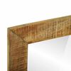 vidaXL Espejo de ba&ntilde;o Marr&oacute;n 50 x 22 x 70 cm Madera de mango maciza