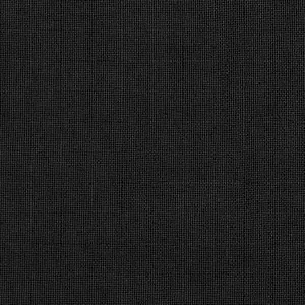 vidaXL Cortinas opacas con ganchos look de lino 2 pzas negro 140x245cm