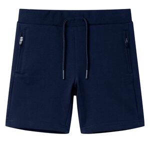 Pantalón corto de niños azul marino 140