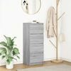 vidaXL Aparador Sonoma gris 37,5x35x99 cm madera de ingenier&iacute;a
