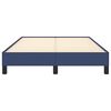 vidaXL Estructura de cama sin colch&oacute;n tela azul 120x200 cm