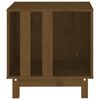 vidaXL Cama para perros madera maciza pino marr&oacute;n miel 50x40x52 cm
