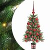 vidaXL &Aacute;rbol de Navidad con 150 LED con soporte Verde 90 cm PE