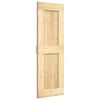 vidaXL Puerta corredera con herrajes madera maciza de pino 70x210 cm