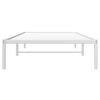 vidaXL Estructura de cama sin colch&oacute;n metal blanco 100x200 cm