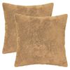 vidaXL Funda de almohada 2 uds. HEERLEN Gris topo 45 x 45 cm