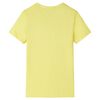Camiseta infantil amarillo 116