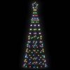 vidaXL &Aacute;rbol de Navidad LED con 390 LED Multicolor 250 cm Hierro
