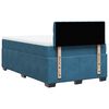 vidaXL Cama box spring con colch&oacute;n terciopelo azul 120x190 cm
