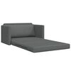 vidaXL Sofá cama Gris oscuro 124 x 71 x 78 cm Terciopelo