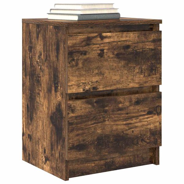 vidaXL Mueble de TV de roble ahumado 40x35x54 cm Madera de ingenier&iacute;a