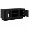 vidaXL Gabinete de TV Roble Negro 102 x 35 x 45 cm