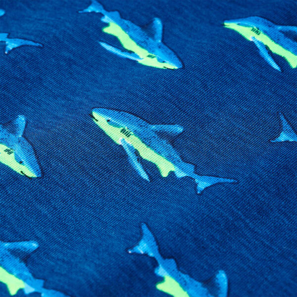 Camiseta infantil azul oscuro 104