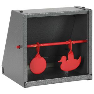 vidaXL Objetivo de tiro de dos figuras redondo y dise&ntilde;o de pato