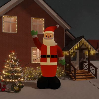 vidaXL Papá Noel inflable con luces LED 475 cm