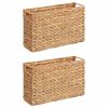 vidaXL Cestas de Revistas 2 uds. Jacinto de agua 39 x 14 x 25 cm