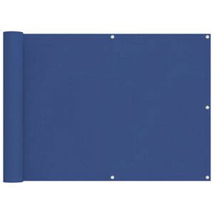 vidaXL Pantalla de Balc&oacute;n Azul 75 x 200 cm Oxford alu recubierto de PU