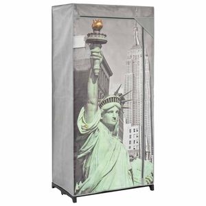vidaXL Armario de tela New York 75x45x160 cm