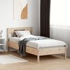 vidaXL Estructura de cama sin colch&oacute;n madera maciza de pino 90x200 cm