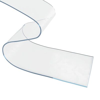 vidaXL Tira de cortina para puertas PVC transparente 200x1,6 mm 10 m