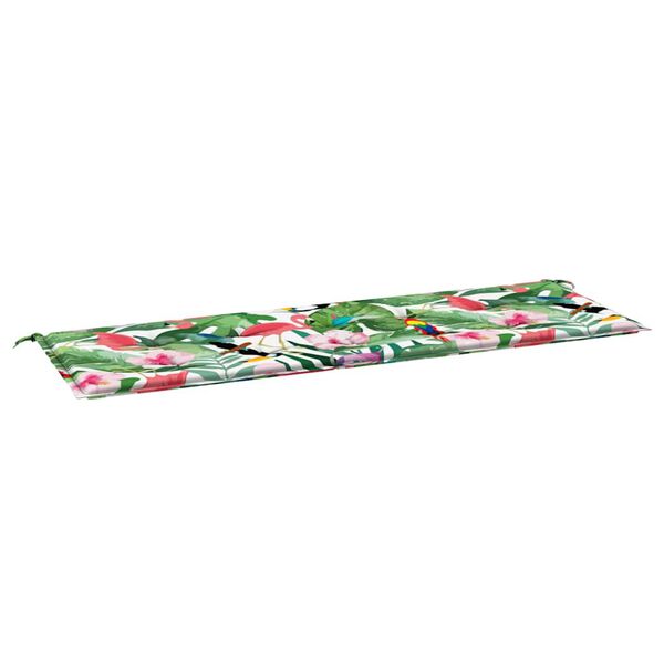 vidaXL Coj&iacute;n para banco de jard&iacute;n tela Oxford multicolor 150x50x4 cm