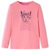 vidaXL Camiseta infantil de manga larga rosa 116