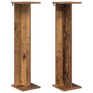 vidaXL Soporte de plantas Madera vieja 25 x 25,5 x 100,5 cm