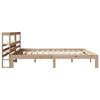 vidaXL Estructura de cama con cabecero madera maciza de pino 200x200cm