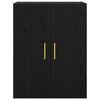 vidaXL Armario de pared 2 pcs Roble Negro 69,5 x 34 x 90 cm