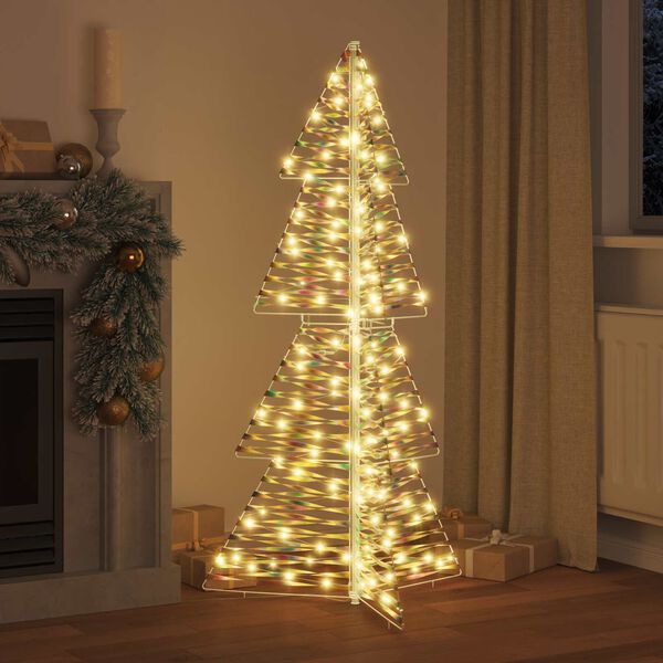 vidaXL &Aacute;rbol de Navidad con 160 LED C&aacute;lido 150 cm PET