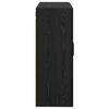 vidaXL Armario de pared 2 pcs Roble Negro 69,5 x 34 x 90 cm