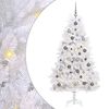 vidaXL &Aacute;rbol de Navidad artificial 180 cm PVC y Acero Blanco
