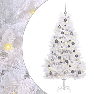 vidaXL &Aacute;rbol de Navidad artificial 180 cm PVC y Acero Blanco