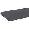 vidaXL Estante flotante 3 pcs Antracita 40 x 9 x 2,5 cm Acero