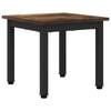 vidaXL Mesa de Caf&eacute; Roble Humo 40 x 40 x 36 cm Madera de ingenier&iacute;a