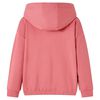 Sudadera infantil con capucha rosa palo 92