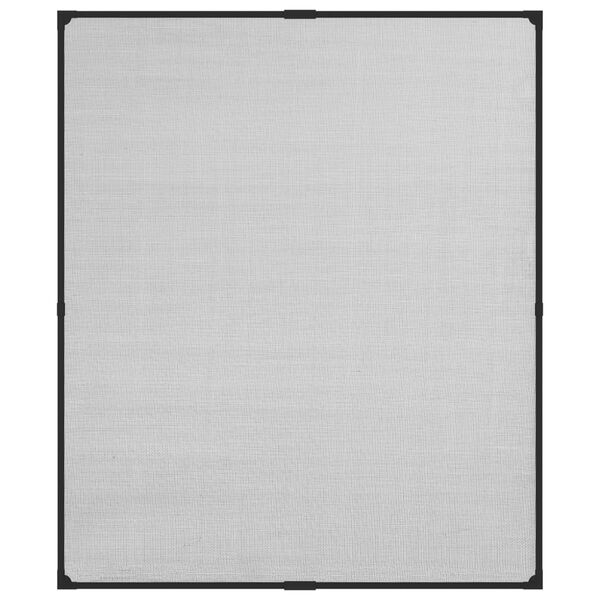 vidaXL Mosquitera magn&eacute;tica ventana antracita fibra vidrio 100x120 cm