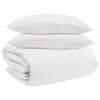 vidaXL Juego de Edred&oacute;n con almohada 3 pcs Pluma de pato