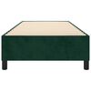 vidaXL Estructura de cama con somier terciopelo verde oscuro 90x190cm