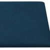 vidaXL Paneles de pared 12 uds cuero sintético azul 30x15 cm 0,54 m²
