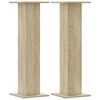 vidaXL Soportes para plantas 2 uds madera roble Sonoma 30x30x95 cm