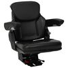 vidaXL Asiento de tractor con suspensi&oacute;n Negro 60 x 58 x 72 cm