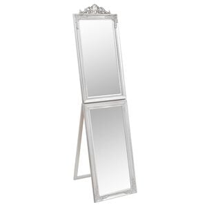 vidaXL Espejo de pie plateado 45x180 cm