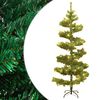 vidaXL &Aacute;rbol de Navidad preiluminado con luces y soporte verde 150 cm